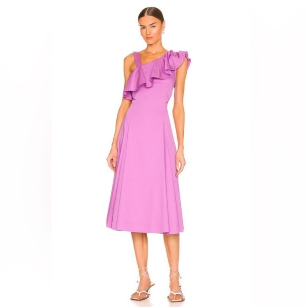 Veronica Beard Beilla Dress Vidid Orchid Sz8